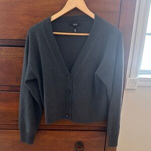 Aqua cashmere cardigan